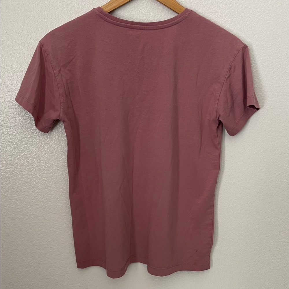Janis Joplin mauve pink graphic tee S/M - Picture 8 of 8